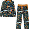 vidaXL - Kinderpyjama - met - lange - mouwen - 116 - donkergroen