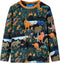 vidaXL - Kinderpyjama - met - lange - mouwen - 116 - donkergroen