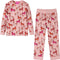 vidaXL - Kinderpyjama - met - lange - mouwen - 116 - lichtroze