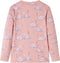 vidaXL - Kinderpyjama - met - lange - mouwen - 116 - lichtroze