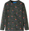 vidaXL - Kinderpyjama - met - lange - mouwen - 128 - kakikleurig