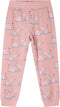 vidaXL - Kinderpyjama - met - lange - mouwen - 128 - lichtroze