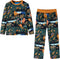 vidaXL - Kinderpyjama - met - lange - mouwen - 140 - donkergroen