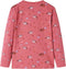 vidaXL - Kinderpyjama - met - lange - mouwen - 140 - oudroze