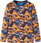 vidaXL - Kinderpyjama - met - lange - mouwen - 92 - cognackleurig