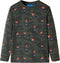 vidaXL - Kinderpyjama - met - lange - mouwen - 92 - kakikleurig