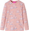 vidaXL - Kinderpyjama - met - lange - mouwen - 92 - lichtroze