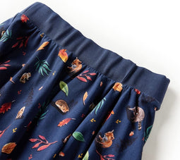 vidaXL-Kinderrok-dierenprint-128-marineblauw