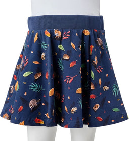 vidaXL-Kinderrok-dierenprint-140-marineblauw