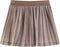 vidaXL-Kinderrokje-geplooid-met-glitters-116-bruin-en-roze