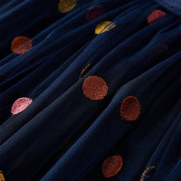 vidaXL-Kinderrokje-met-tule-en-stippen-116-marineblauw