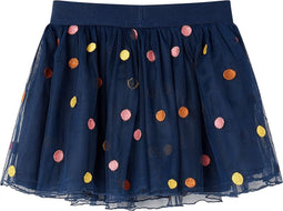 vidaXL-Kinderrokje-met-tule-en-stippen-140-marineblauw
