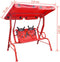 vidaXL Kinderschommelstoel rood