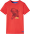 vidaXL-Kindershirt-dinosaurusprint-104-rood