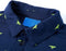 vidaXL-Kindershirt-dinosaurusprint-116-marineblauw