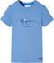 vidaXL-Kindershirt-dinosaurusprint-116-middelblauw