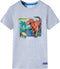 vidaXL-Kindershirt-dinosaurusprint-140-grijs