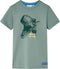 vidaXL-Kindershirt-dinosaurusprint-140-kakikleurig