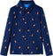 vidaXL-Kindershirt-hondenprint-140-marineblauw