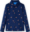 vidaXL-Kindershirt-hondenprint-92-marineblauw