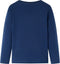 vidaXL-Kindershirt-lange-mouwen-en-woord-in-pailletten-116-marineblauw
