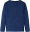 vidaXL-Kindershirt-lange-mouwen-en-woord-in-pailletten-128-marineblauw