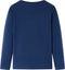 vidaXL-Kindershirt-lange-mouwen-en-woord-in-pailletten-140-marineblauw