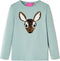vidaXL-Kindershirt-lange-mouwen-hert-van-pailletten-140-middelmintkleurig