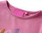 vidaXL-Kindershirt-lange-mouwen-met-woord-in-pailletten-128-frambozenkleur