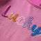 vidaXL-Kindershirt-lange-mouwen-met-woord-in-pailletten-92-frambozenkleur