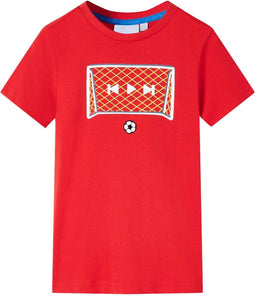 vidaXL-Kindershirt-met-doelprint-104-rood