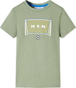 vidaXL-Kindershirt-met-doelprint-92-lichtkakikleurig