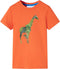 vidaXL-Kindershirt-met-girafprint-104-feloranje