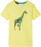 vidaXL-Kindershirt-met-girafprint-128-geel