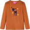 vidaXL-Kindershirt-met-lange-mouwen-104-cognackleurig