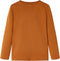 vidaXL-Kindershirt-met-lange-mouwen-104-cognackleurig