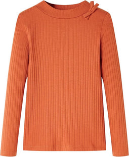 vidaXL-Kindershirt-met-lange-mouwen-140-oranjebruin