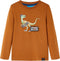 vidaXL-Kindershirt-met-lange-mouwen-92-cognackleurig