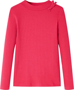 vidaXL-Kindershirt-met-lange-mouwen-92-felroze