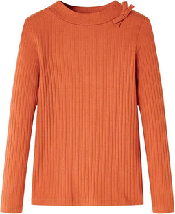 vidaXL-Kindershirt-met-lange-mouwen-92-oranjebruin