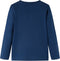 vidaXL-Kindershirt-met-lange-mouwen-aapjesprint-104-marineblauw