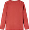 vidaXL-Kindershirt-met-lange-mouwen-aapjesprint-104-roodbruin