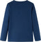 vidaXL-Kindershirt-met-lange-mouwen-aapjesprint-128-marineblauw