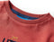 vidaXL-Kindershirt-met-lange-mouwen-aapjesprint-128-roodbruin