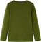 vidaXL-Kindershirt-met-lange-mouwen-aapjesprint-140-donkerkakikleurig