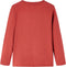 vidaXL-Kindershirt-met-lange-mouwen-aapjesprint-140-roodbruin