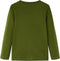 vidaXL-Kindershirt-met-lange-mouwen-aapjesprint-92-donkerkakikleurig