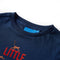 vidaXL-Kindershirt-met-lange-mouwen-aapjesprint-92-marineblauw