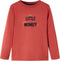 vidaXL-Kindershirt-met-lange-mouwen-aapjesprint-92-roodbruin