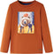 vidaXL-Kindershirt-met-lange-mouwen-berenprint-128-oranjebruin